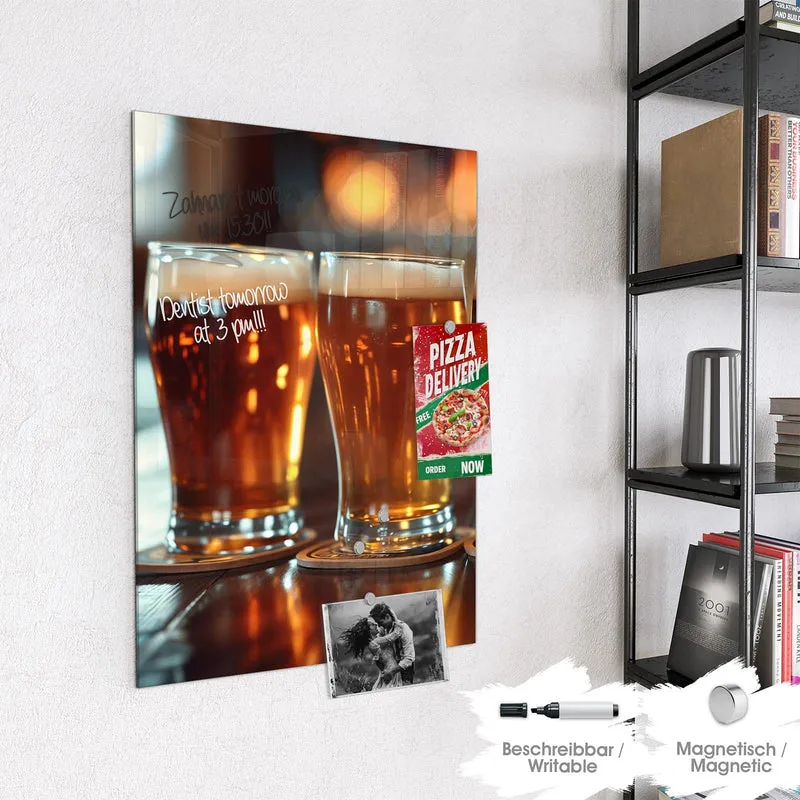 Magnettafel - Drei Biersorten