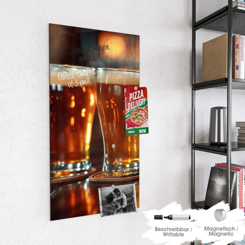 Magnettafel - Drei Biersorten