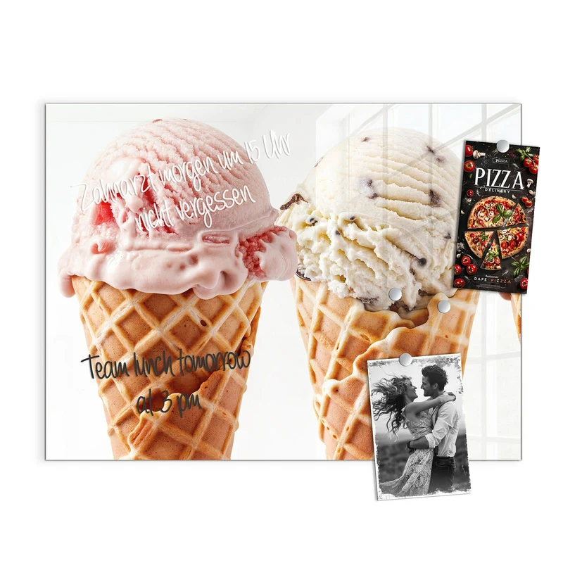 Magnettafel - Drei Eistüten