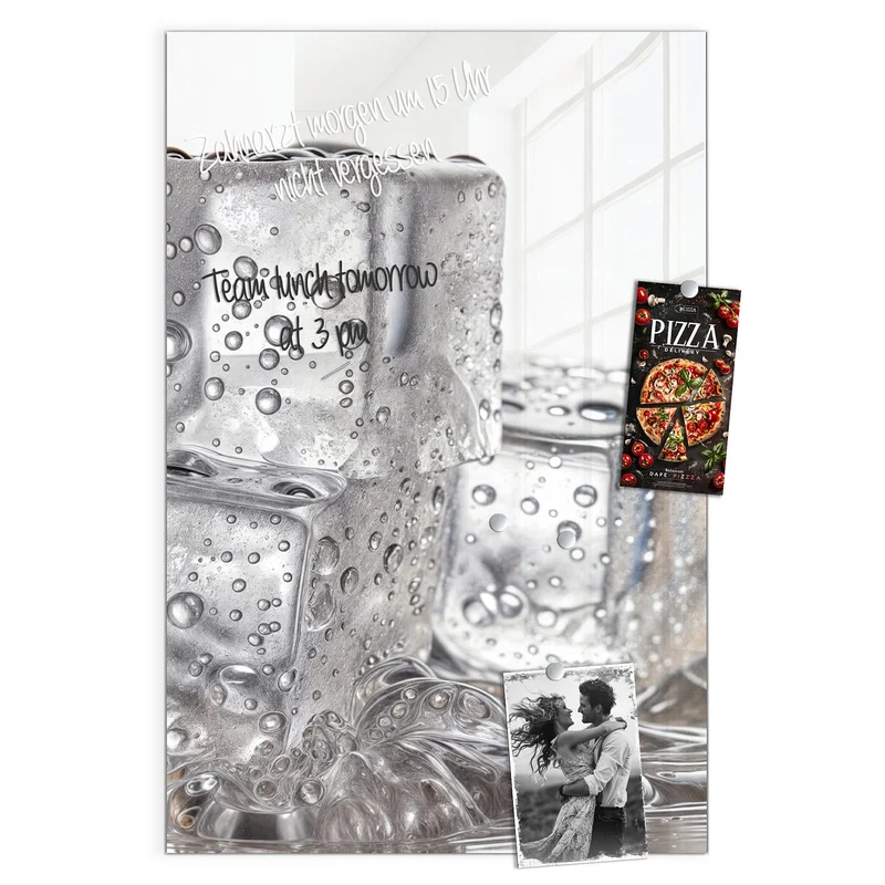 Magnettafel - Drei Eiswürfel