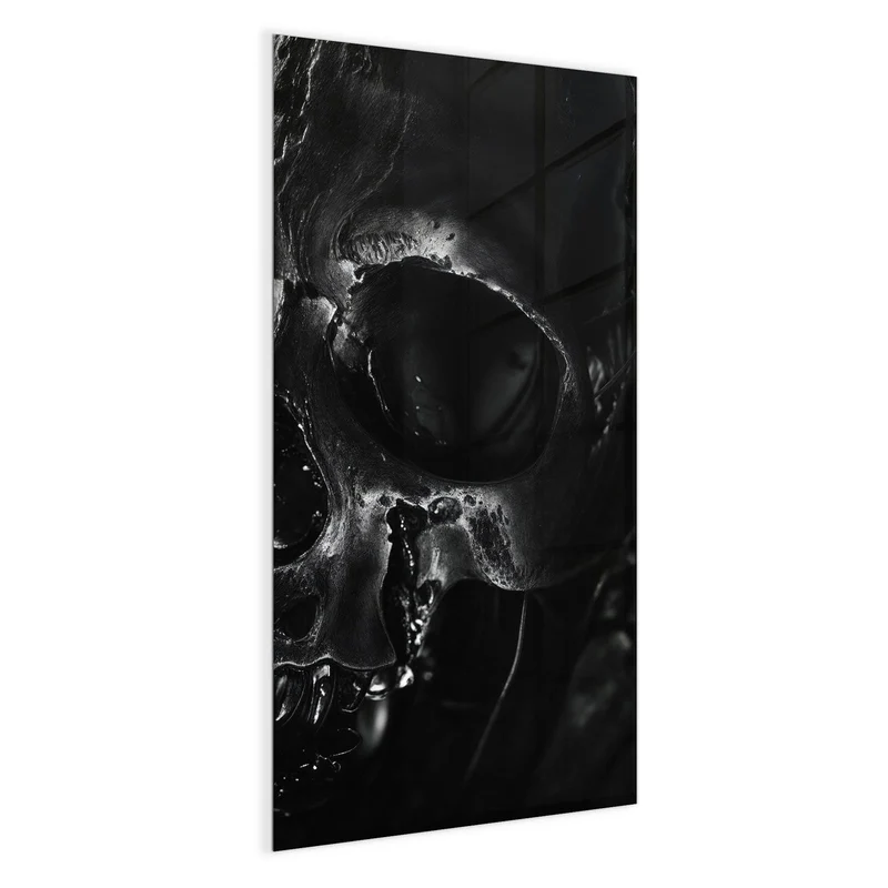 Magnettafel - Dunkler Totenkopf