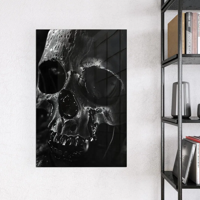 Magnettafel - Dunkler Totenkopf