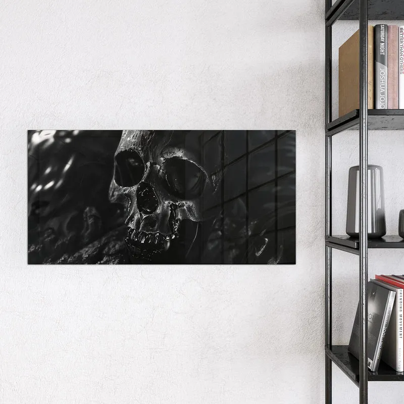 Magnettafel - Dunkler Totenkopf