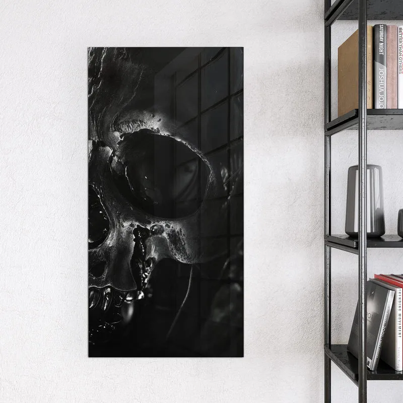 Magnettafel - Dunkler Totenkopf
