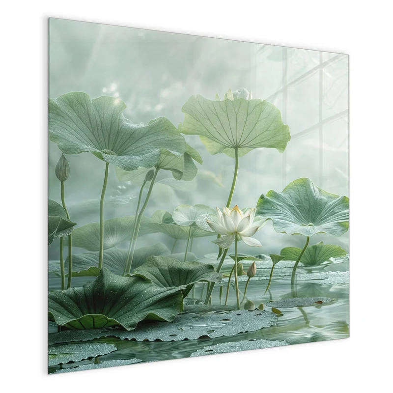 Magnettafel - Lotusteich