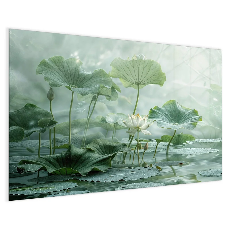 Magnettafel - Lotusteich