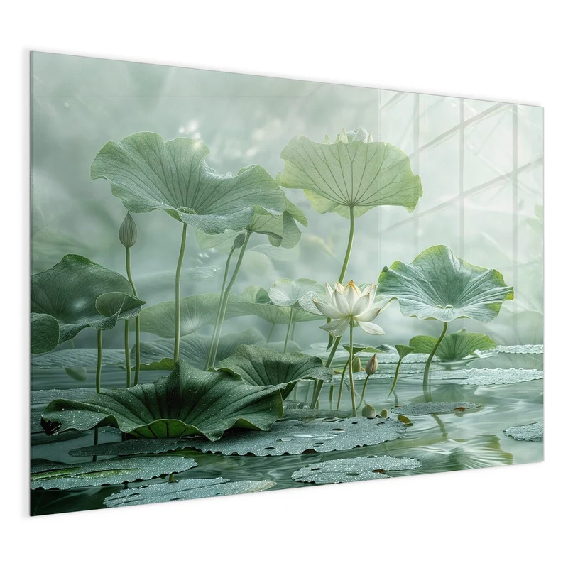 Magnettafel - Lotusteich