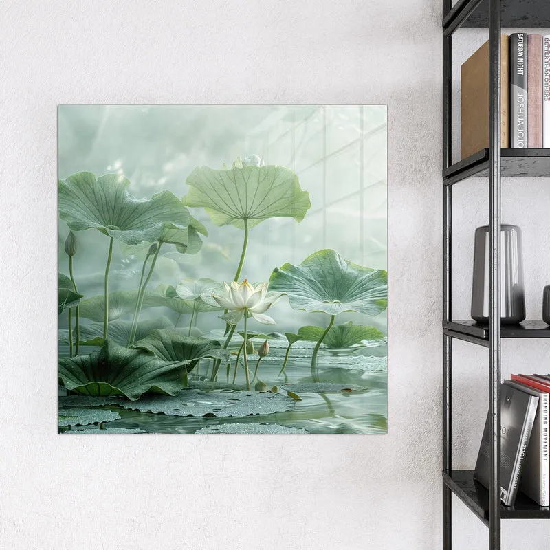Magnettafel - Lotusteich