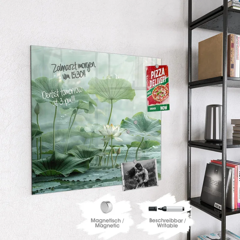 Magnettafel - Lotusteich