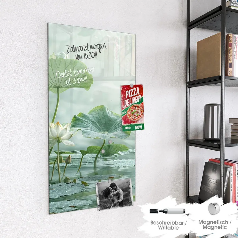 Magnettafel - Lotusteich