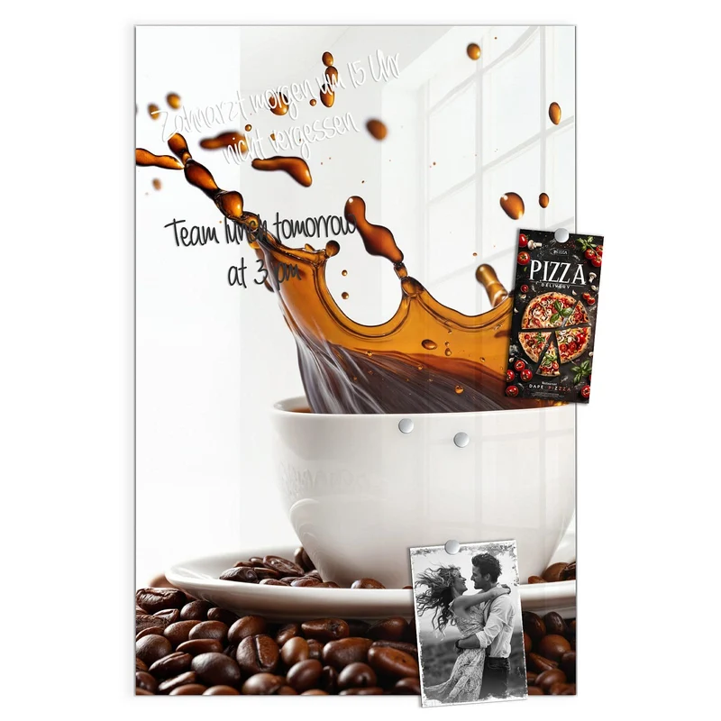 Magnettafel - Kaffeespritzer