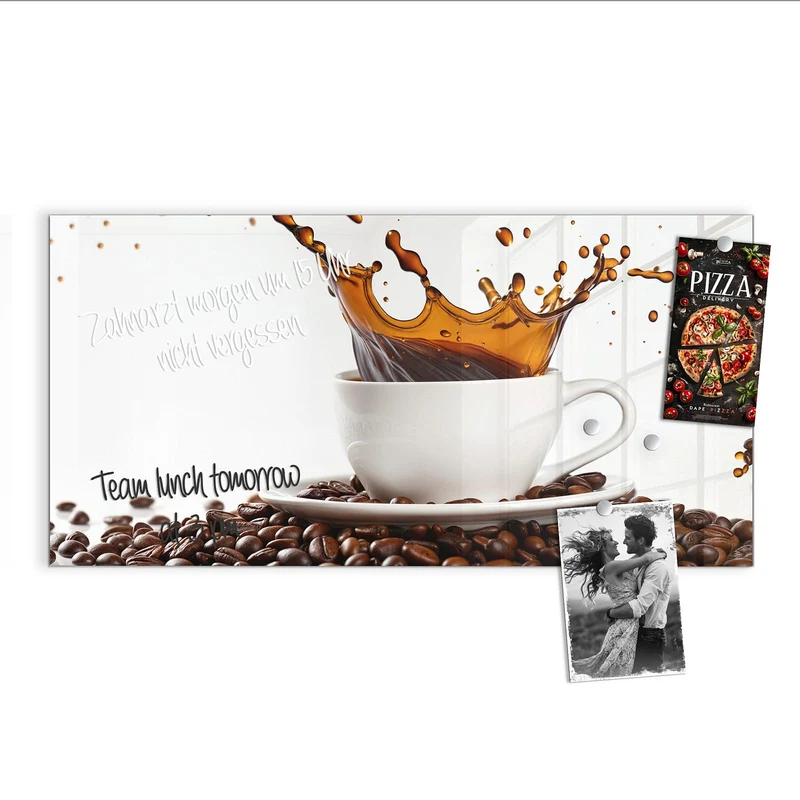 Magnettafel - Kaffeespritzer