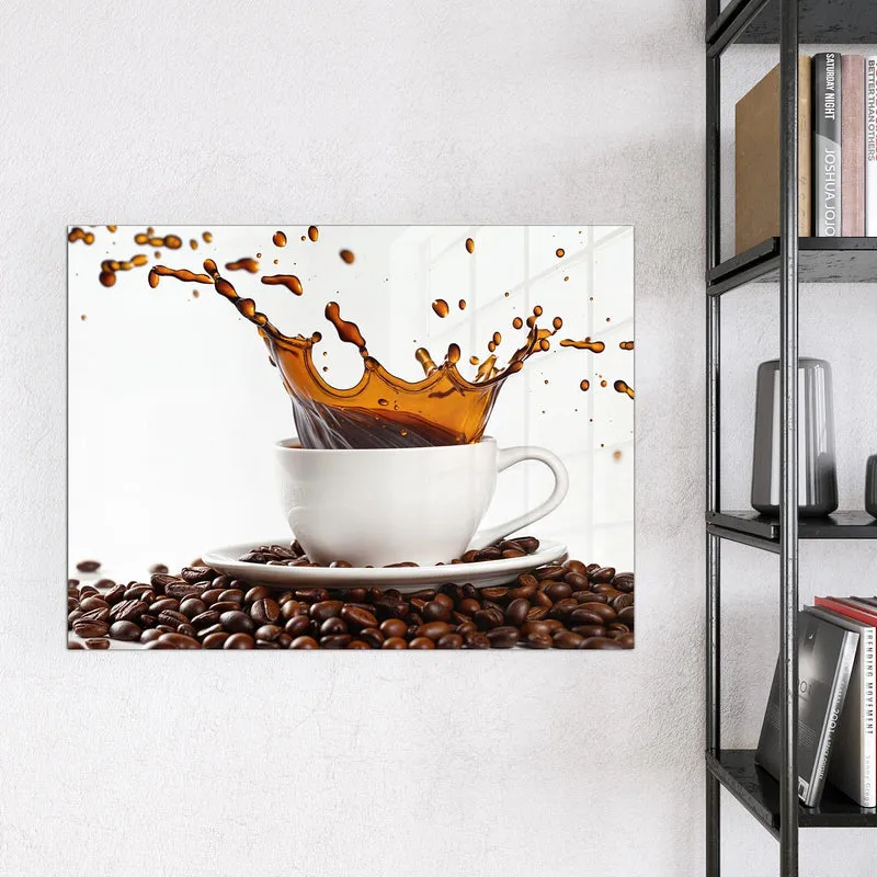 Magnettafel - Kaffeespritzer