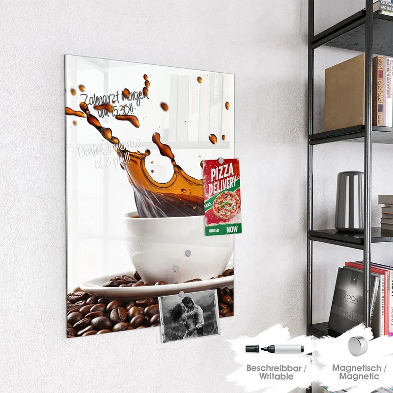 Magnettafel - Kaffeespritzer