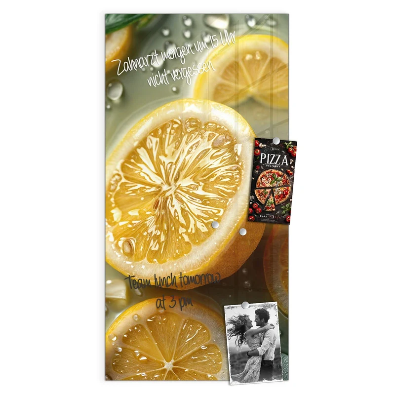 Magnettafel - Zitronenfrische