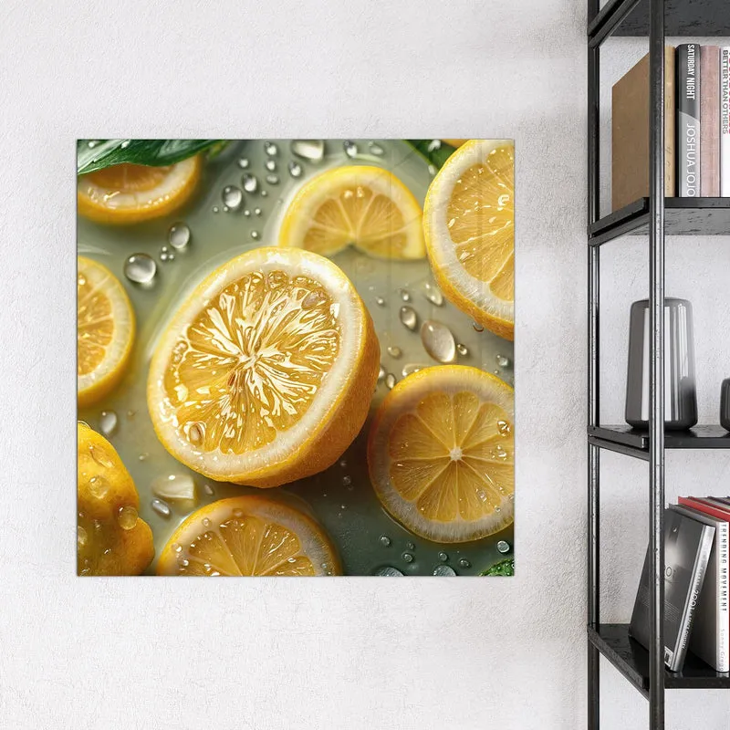 Magnettafel - Zitronenfrische