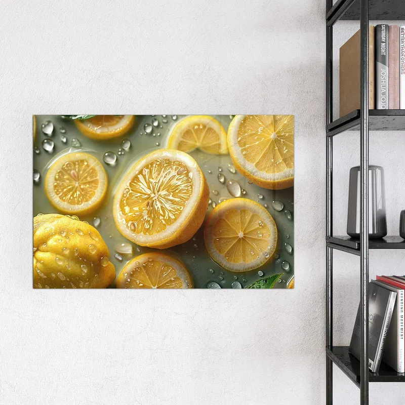 Magnettafel - Zitronenfrische