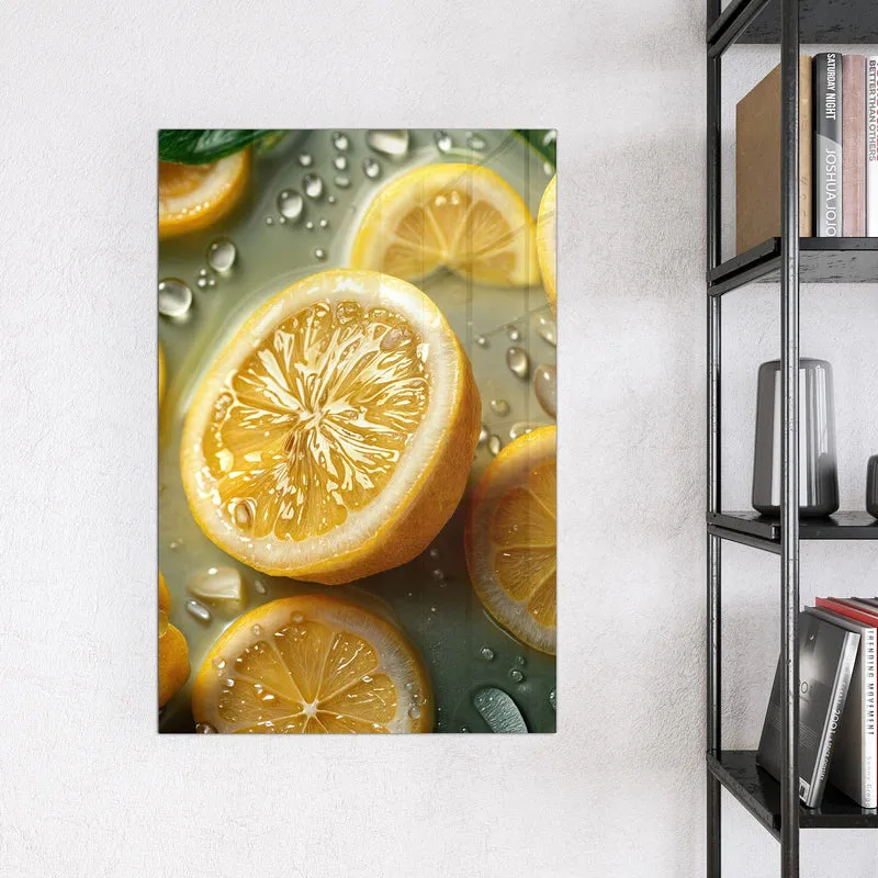 Magnettafel - Zitronenfrische