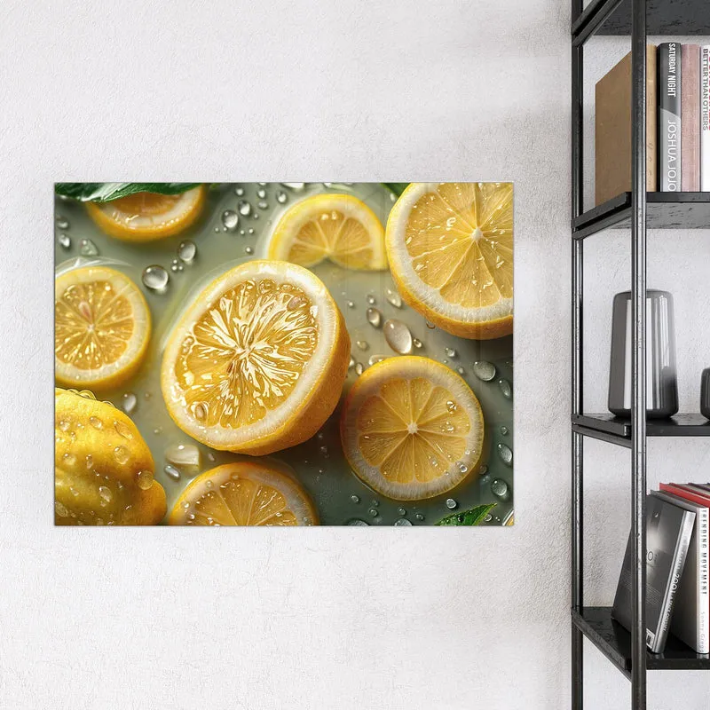Magnettafel - Zitronenfrische