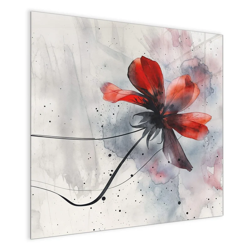 Magnettafel - Abstrakte Blüte
