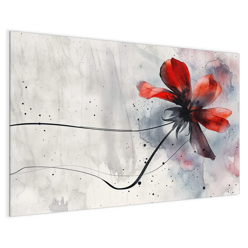 Magnettafel - Abstrakte Blüte