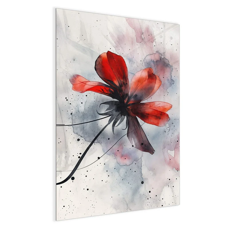 Magnettafel - Abstrakte Blüte