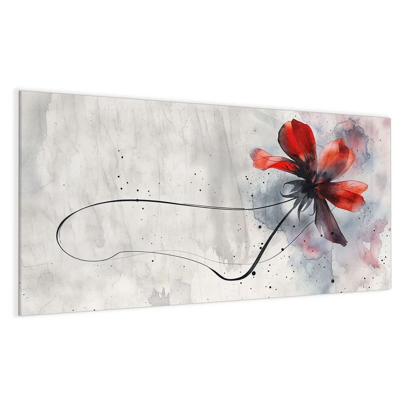 Magnettafel - Abstrakte Blüte