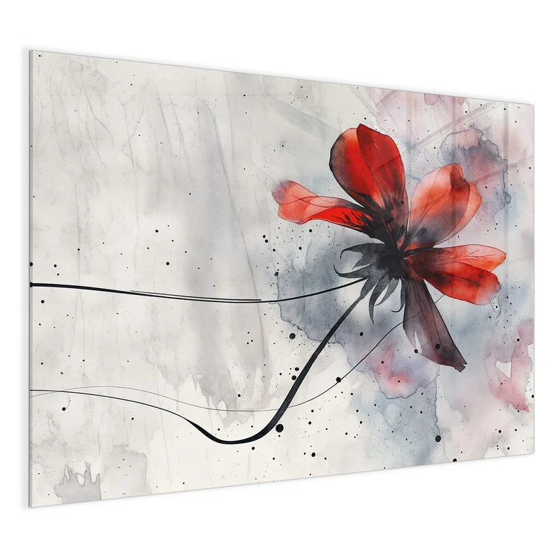 Magnettafel - Abstrakte Blüte