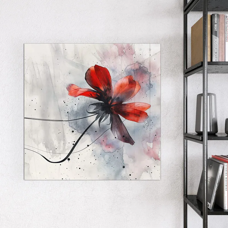 Magnettafel - Abstrakte Blüte