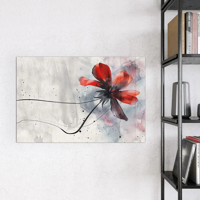Magnettafel - Abstrakte Blüte