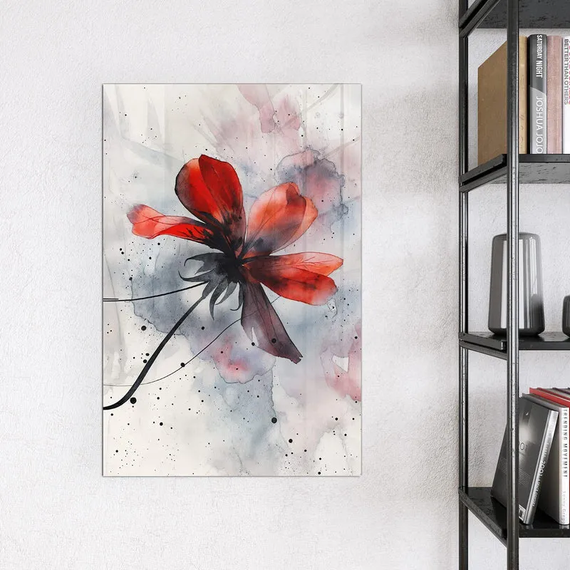 Magnettafel - Abstrakte Blüte