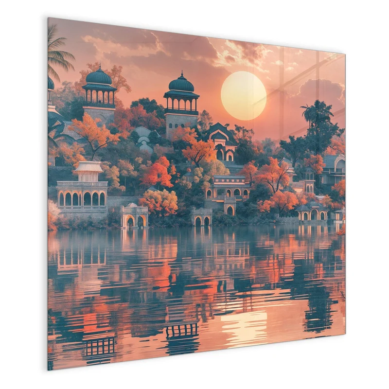 Magnettafel - Palast im Abendlicht