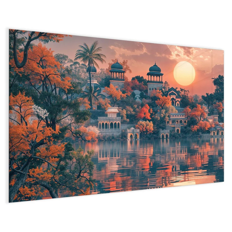Magnettafel - Palast im Abendlicht