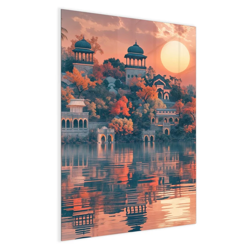 Magnettafel - Palast im Abendlicht