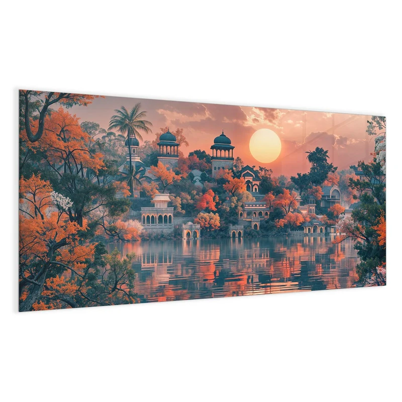 Magnettafel - Palast im Abendlicht