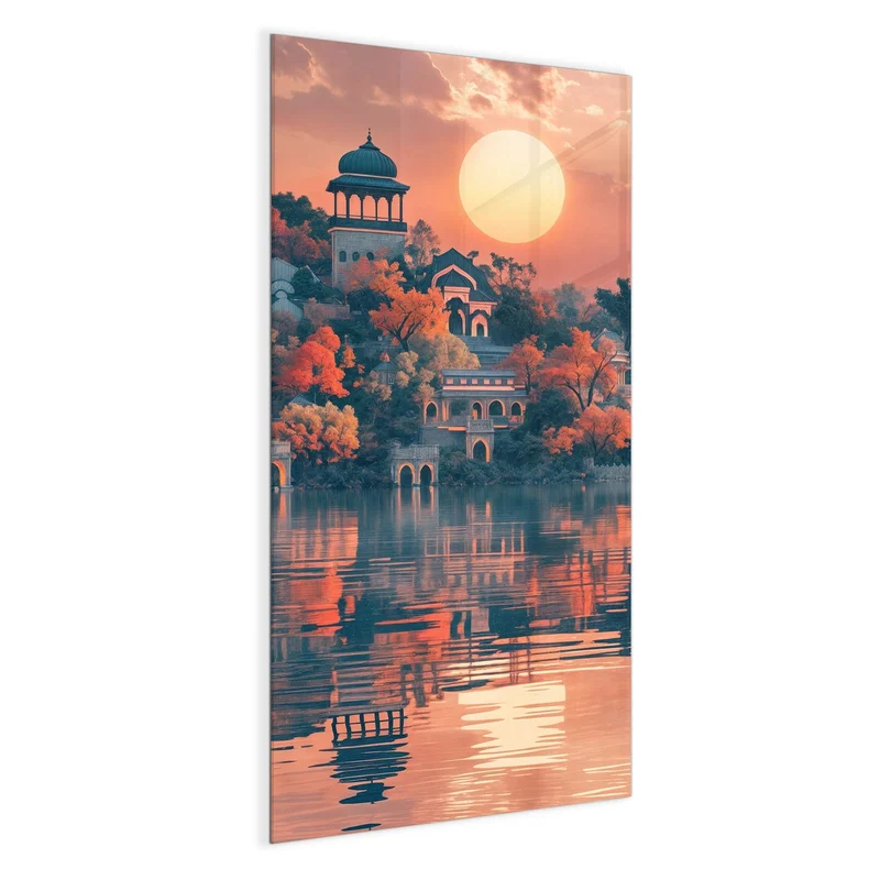 Magnettafel - Palast im Abendlicht
