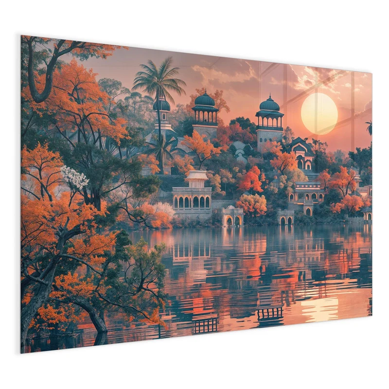 Magnettafel - Palast im Abendlicht