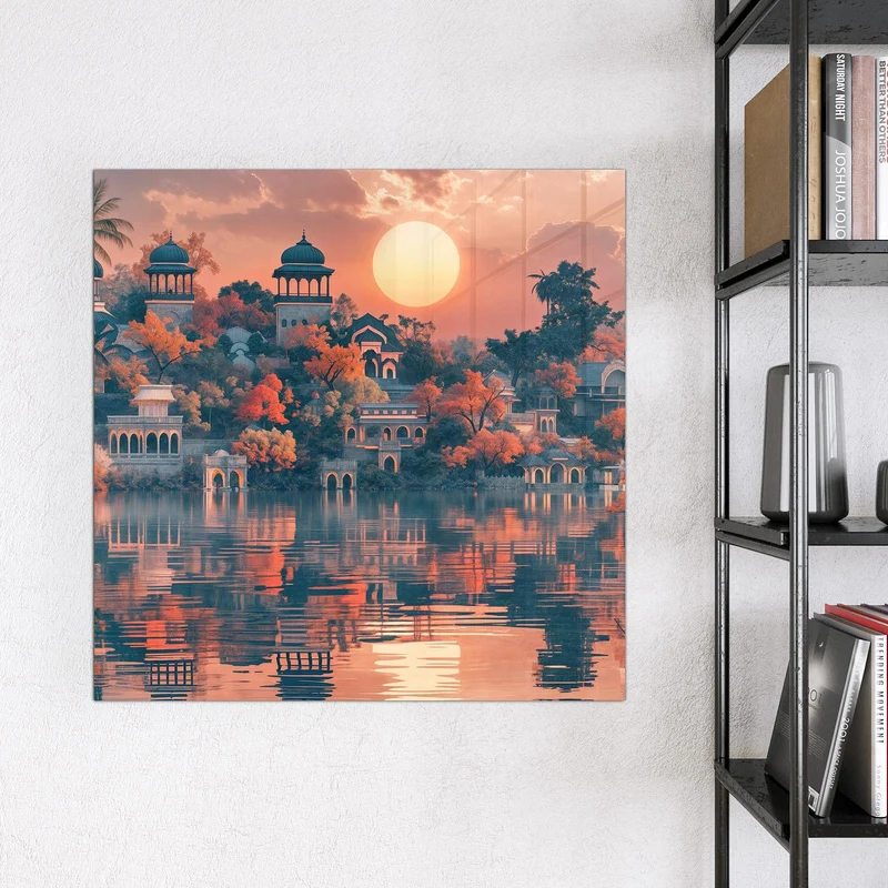Magnettafel - Palast im Abendlicht