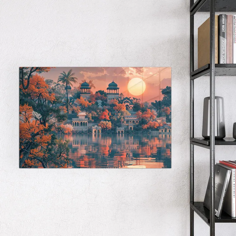 Magnettafel - Palast im Abendlicht
