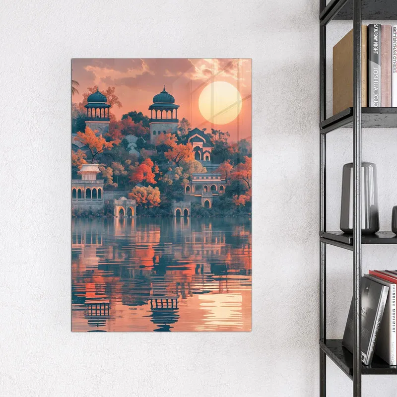 Magnettafel - Palast im Abendlicht