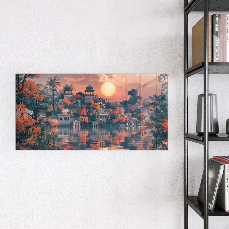 Magnettafel - Palast im Abendlicht