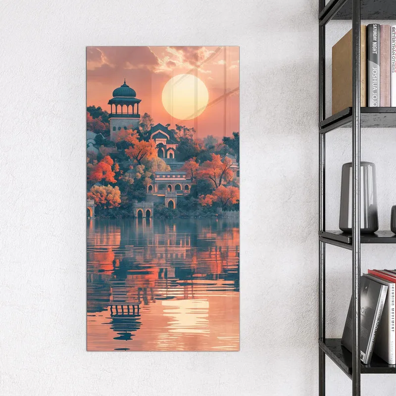 Magnettafel - Palast im Abendlicht