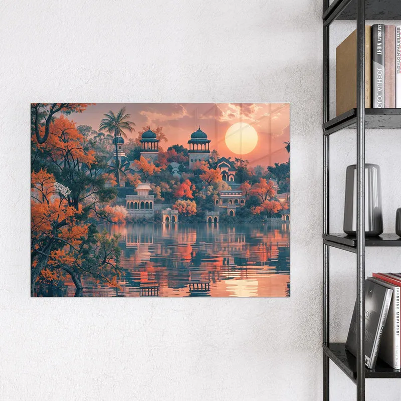 Magnettafel - Palast im Abendlicht