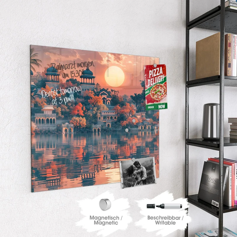 Magnettafel - Palast im Abendlicht