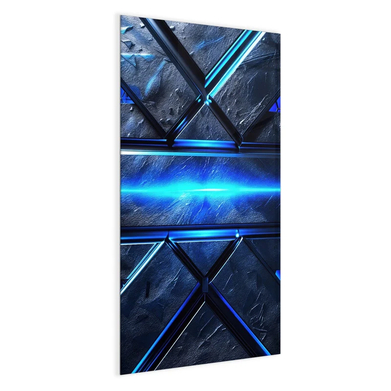 Magnettafel - Blauer Lichtstreifen