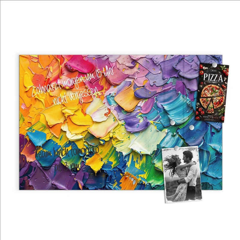 Magnettafel - Regenbogenfarben