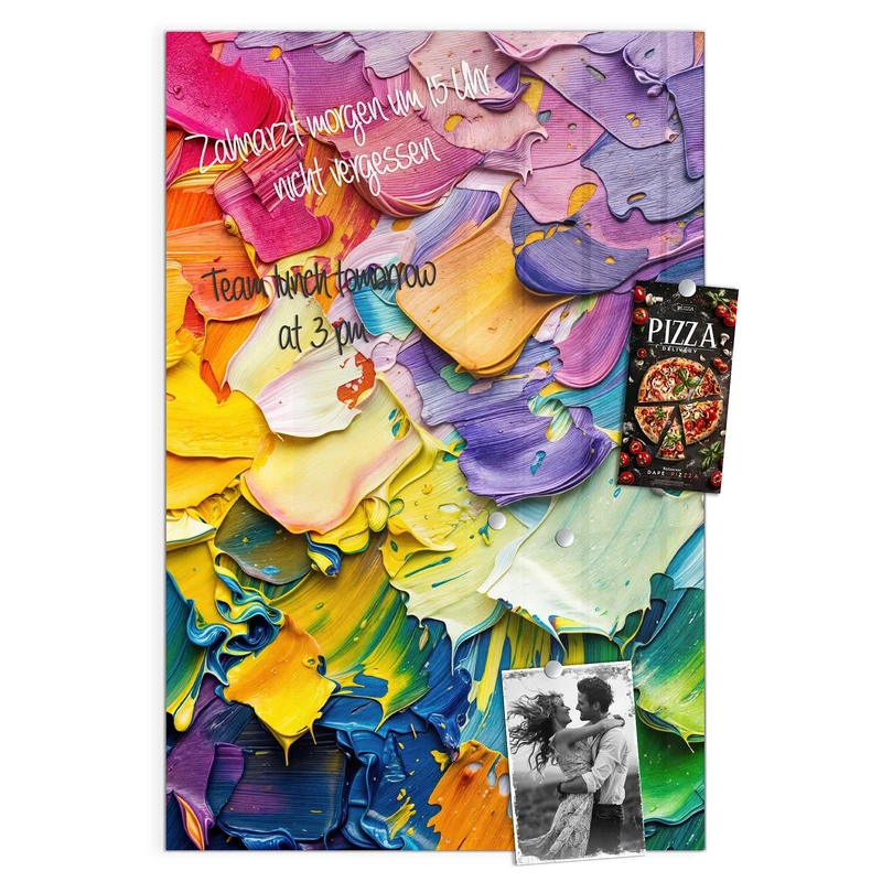 Magnettafel - Regenbogenfarben