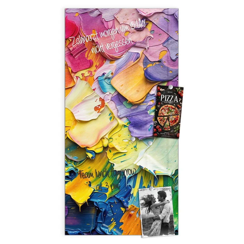 Magnettafel - Regenbogenfarben