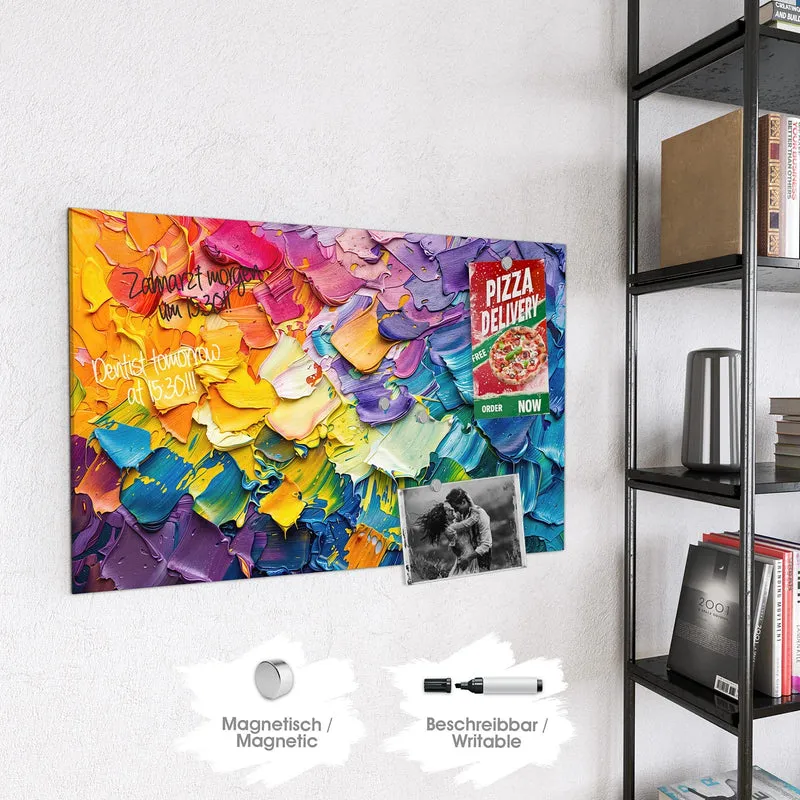 Magnettafel - Regenbogenfarben