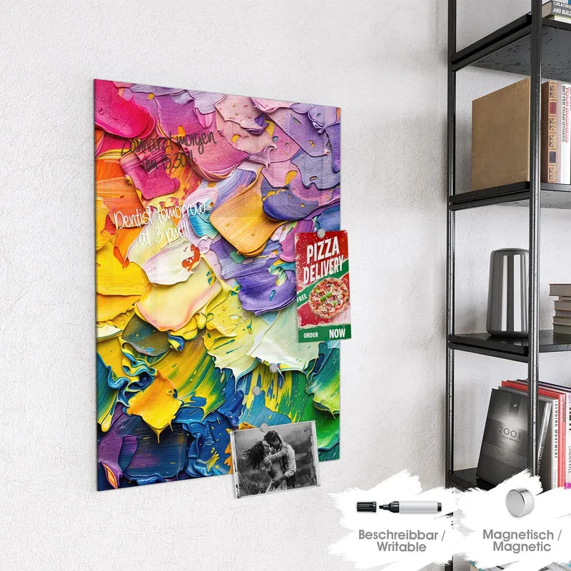Magnettafel - Regenbogenfarben